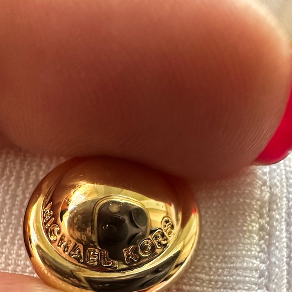 MICHAEL KORS Ribbed Stretch Viscose Polo |SIZE M| - Picture 6 of 8